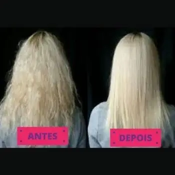 Cabelo loiro depois da progressiva