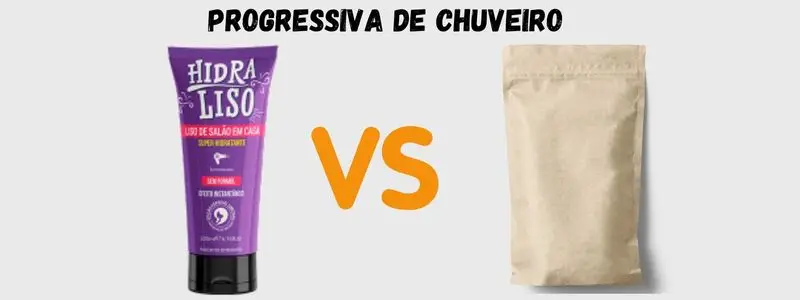 Progressiva de chuveiro de sache vs comum (frasco)