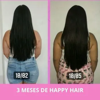 Happy hair antes e depois