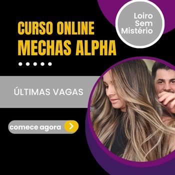 Curso Mechas Online Alpha o Loiro sem mistério