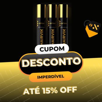 Hairvik Tônico cupom de desconto