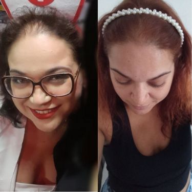 shampoo para fortalecer cabelo antes e depois