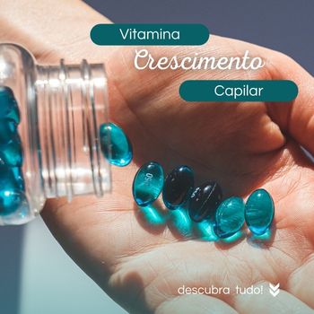 Vitamina para crescer cabelo