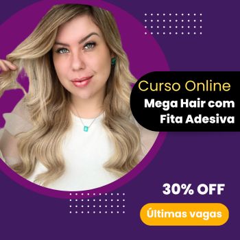 Curso Mega Hair com Fita Adesiva 